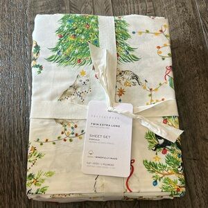 Pottery barn twin sheet set